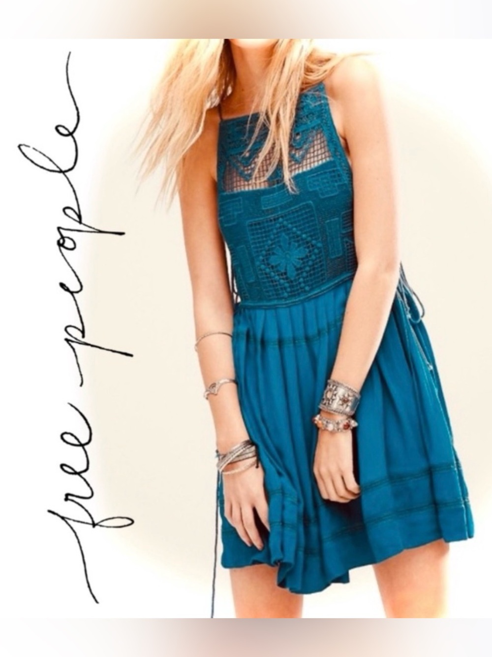 Free People Crochet Dress